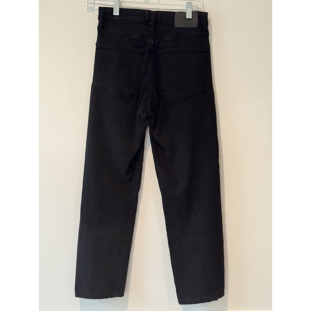 Citizens of Humanity Caia Black High Rise Straight  Premium Denim‎ Jeans 25 $228 - Picture 7 of 10